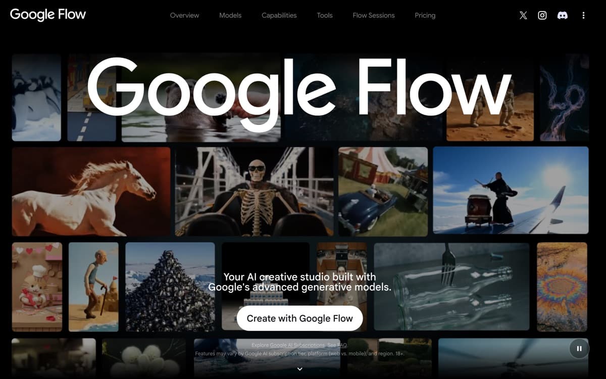 Google Veo 3.1 product pages — screenshots used editorially; all rights belong to the vendor Google Veo 3.1 — the product's features, from the vendor's site